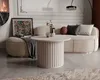 Geriffelter runder Couchtisch SENTO II Wohnzimmertisch Produktbild-Vorschau 4