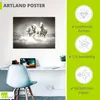 ARTland Poster Herde von weißen Pferden Größe: 40x30 cm Produktbild-Vorschau 3
