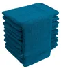 Waschhandschuhe Waschlappen 10er Set Petrol Blau 100 % Produktbild-Vorschau 1