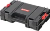 A black tool case with red latches and a red logo. Náhled obrázku produktu