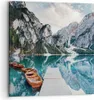 Bild auf Leinwand - Leinwandbild - Einteilig - Boote Berge Produktbild-Vorschau 1