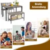 Collage showing a dining set and various lifestyle scenarios. Náhled obrázku produktu