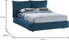 Doppelbett Cornelia, Containerbett mit Stoffbespannung, Produktbild-Vorschau 3