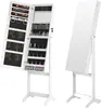 UISEBRT Zrcadlová skříňka na šperky 2 v 1 s LED diodou a Náhled obrázku produktu 1