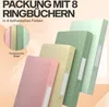 ACROPAQ - 8 x Ringbuch A4 - 2 Ringen, Mit Rückenetiketten, Produktbild-Vorschau 2