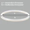 Ringdichtung V für Softeismaschinen a= 94mm b= 105mm Produktbild-Vorschau 2