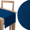 Zamatový behúň na stôl 40x200 cm tmavomodrý Náhľad obrázku produktu 2