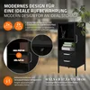 ML-Design Vitrinenschrank Schwarz, Vitrine mit 2 Produktbild-Vorschau 3