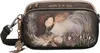 A close-up studio shot of a small, decorative handbag with a whimsical illustration and brand name. Anteprima dell’immagine prodotto