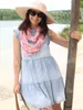 styleBREAKER Damen Loopschal Feder Muster Batik Style | Produktbild-Vorschau 4