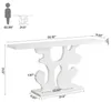 Tribesigns Moderner Konsolentisch, 140 cm schmaler langer Produktbild-Vorschau 6