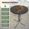 2x Stehtisch klappbar Ø 80 cm Höhe 110 cm Stahl Gastrotisch Produktbild-Vorschau 6