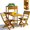 CASARIA® Balkonmöbel Set 2 Personen Wetterfest Klappbar Produktbild-Vorschau 1