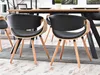Designová jídelní židle SAROLTA - dub / černá Náhled obrázku produktu 9