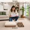 HomeMiYN Banc d'entrée rembourré, tabouret pour enfiler les Voir les images du produit 9
