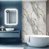 IZODEKOR - PVC Wandpaneel Marmoroptik 122x260 cm – Produktbild-Vorschau 3
