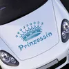 Aufkleber - Autoaufkleber "Prinzessin" 60cm x 36cm hellblau Produktbild-Vorschau 1