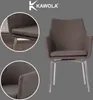 KAWOLA Stuhl Cali Sessel Microfaser Esszimmerstuhl taupe Produktbild-Vorschau 9