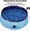 Fudajo Piscine pour chien – Ø 80 cm, hauteur 20 cm – Voir les images du produit 4