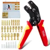 CCLIFE Crimpzange Flachsteckhülsen Crimper Crimpwerkzeuge Produktbild-Vorschau 1