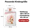 Kinderbettwäsche 100x135 cm + 40x60 cm Reh Tiere 100x135 cm Produktbild-Vorschau 5