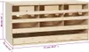 3er Legenest 72x33x38 cm Massivholz Kiefer Produktbild-Vorschau 6