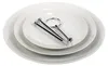 Plat gracieux gradué en porcelaine blanche pour gâteaux et Voir les images du produit 26
