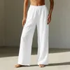 ASKSA Damen Sommer Hose Casual Strandhose Weite Bein Produktbild-Vorschau 4