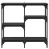 Konsola Czarny Dąb 80 x 29 x 75 cm Materiał drewnopochodny Podgląd zdjęcia produktu 5