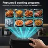Frytownica beztłuszczowa 5,5L Air Fryer TurboTronic szklany Podgląd zdjęcia produktu 11