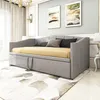 A gray daybed with a yellow mattress and pillows in a well-lit room. Náhľad obrázku produktu