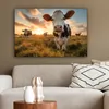 MuchoWow® - Leinwandbilder - Kuh - Wiese - Tierportrait - Produktbild-Vorschau 5