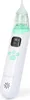 A white electronic nasal aspirator with green accents and a digital display. Anteprima dell’immagine prodotto