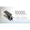 A runner in the background, a power bank charging a smartphone, and marketing text with product specifications. Náhled obrázku produktu