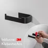 Bürstenking Toilettenpapierhalter ohne Bohren – moderner Produktbild-Vorschau 4