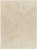 A close-up, top-down view of a cream-colored shaggy rug. Produktbild-Vorschau