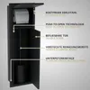 HAGO24 WC Modul Edelstahl Schwarz Schlitz Einbauschrank Produktbild-Vorschau 5