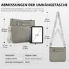 Umhängetasche Damen Handtasche mittelgroß Crossbody Bag Produktbild-Vorschau 3