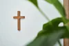 Woodygift Wandkreuz aus Eichenholz 24x15 cm Holzkreuz Produktbild-Vorschau 4