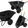 Springos® Garten-Schubkarre 300 Liter Zweirad-Schubkarre Produktbild-Vorschau 9