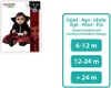 Atosa Babyvampirkostüm Rot 12-24 Months Rot 12-24 Months Produktbild-Vorschau 3