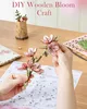 3D puzzle, kvet sakury, Rowood, drevo, 132 dielikov Náhľad obrázku produktu 8