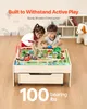 VEVOR dřevěný stolek na aktivity, 100 dílů, železniční Náhled obrázku produktu 4