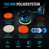 AJIEQAQ Akku Poliermaschine 21V MAX, Exzenter Polierer Produktbild-Vorschau 6