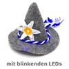 Haarspange mit Mini-Seppelhut "SEPPI" mit LEDs / Bayern / Produktbild-Vorschau 4