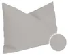 Kissenbezug 30x50 cm silber Struktur Leinenoptik Produktbild-Vorschau 2