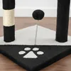 belviona Arbre à chat, compact 112 cm avec balles de jeu, Voir les images du produit 5