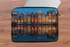 MuchoWow® Laptop Hülle 13 Zoll Amsterdam - Haus - Reflexion Produktbild-Vorschau 5