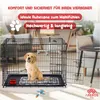 AREBOS Klatka dla psa 107x71x77,5 cm składana skrzynia Podgląd zdjęcia produktu 6