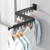 séchoir à linge mural (2 pôles), cintre pliable, séchoir à Voir les images du produit 12